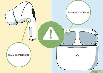 how to tell if airpods pro are fake